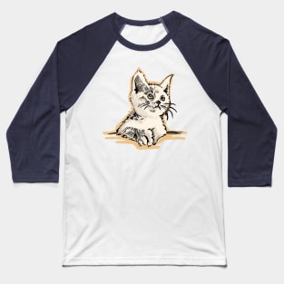 A cute kitten Baseball T-Shirt